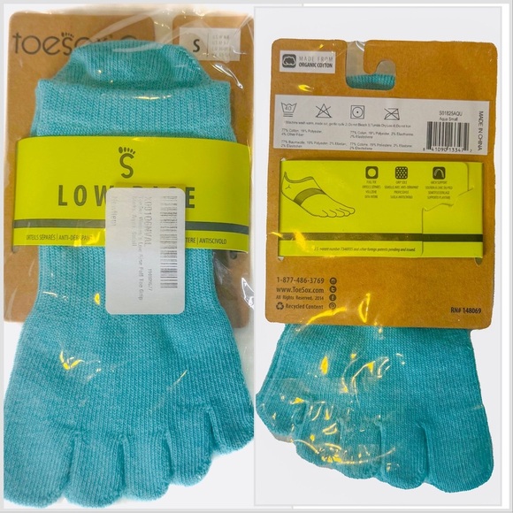 Ballerina ToeSox Aqua Blue Full Cover Full Toe - Picture 1 of 4